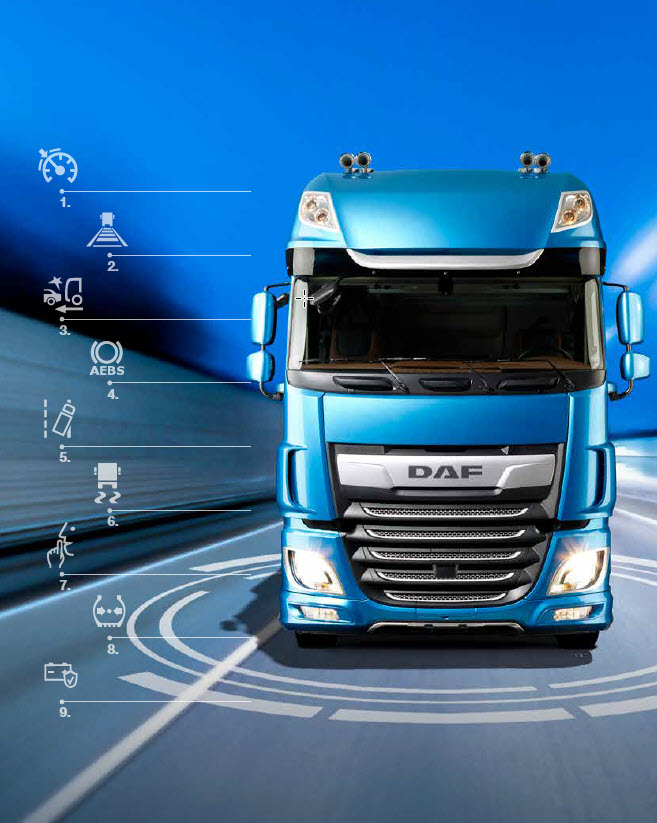 DAF safety and comfort systems